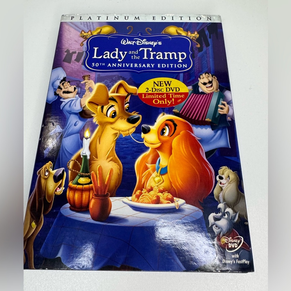 Disney Lady and the Tramp (DVD, 2006) 2-Disc Platinum 50th Anniversary Edition